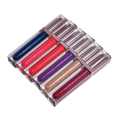 Matte to Glitter Liquid Lipstick Shimmer Metallic Lip Gloss Long Lasting Lip Glaze Diamonds Lipgloss Liquid Lipstick