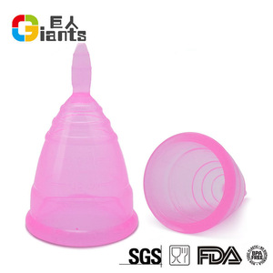 Medical Silicone Lady Menstruation Cup Comfortable Woman Period Menstrual Cups