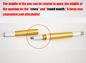 Multipurpose Manual tattoo pen for eyebrow embroidery three use permanent makeup metal microblading pen tattoo gun