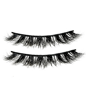 New arrived round case eyelash very soft natural false 3d mink lashes custom eyelash packaging