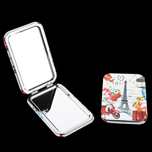 Personalized Square Travel Pocket Mirror Portable Cosmetic Mirror/Makeup Mirror