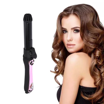 Private Label Irons Gold Automatic Rotating Magic Hair Device Curling Iron
