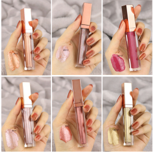 Private Label Moisturizing Clear High Shine Finish Lip Gloss Nude Glossy Lipgloss