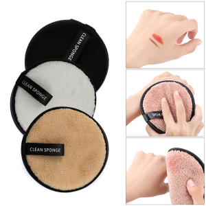 Private Label Reusable Extra-Softness Microfiber Cotton Face Cleansing Makeup Powder Magic Remover Wipes makeup remover pads