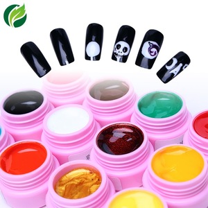 Professional Nail gel paint UV Painting gel with sticky layer for nail art