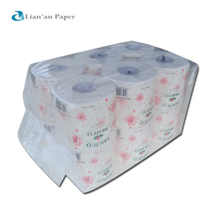 Standard Roll Size Recycled Pulp Toilet Tissues Soft Toilet Paper