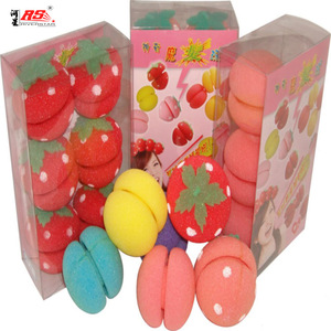 Strawberry Comportable Soft Sponge Foam Hair Care Roller