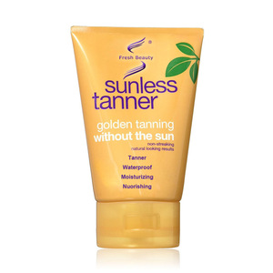 Sunless fake tan lotion for body color self tan