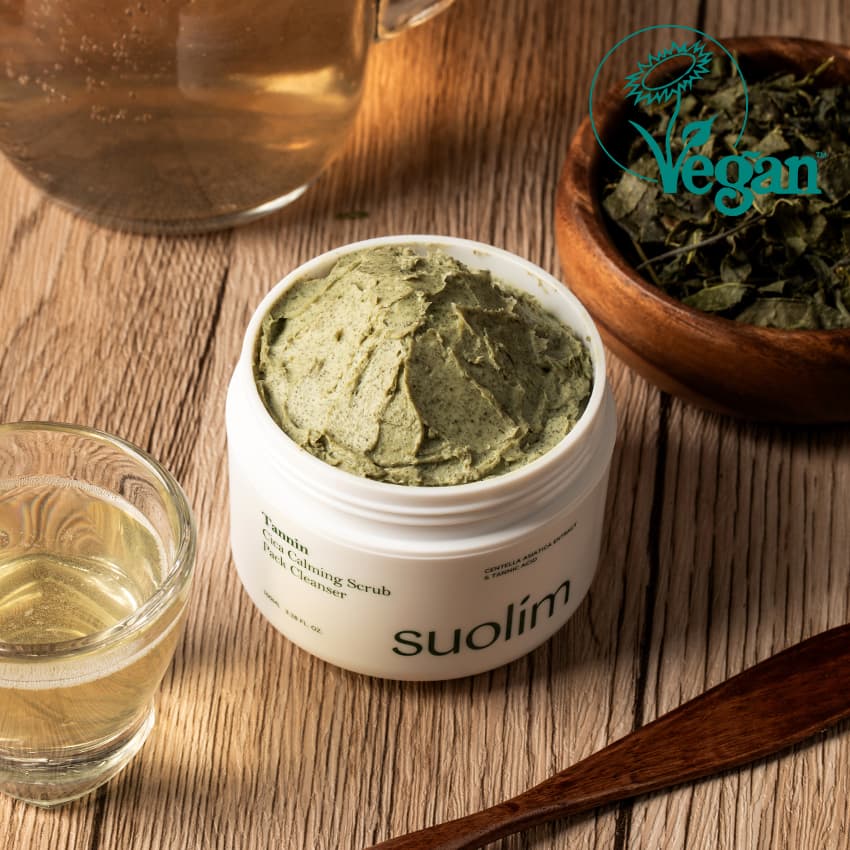 Suolim Tannin Cica Calming Scrub Pack Cleanser 
