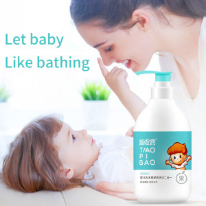 Tiaopibao baby tear free hair shampoo bulk organic private label baby shampoo