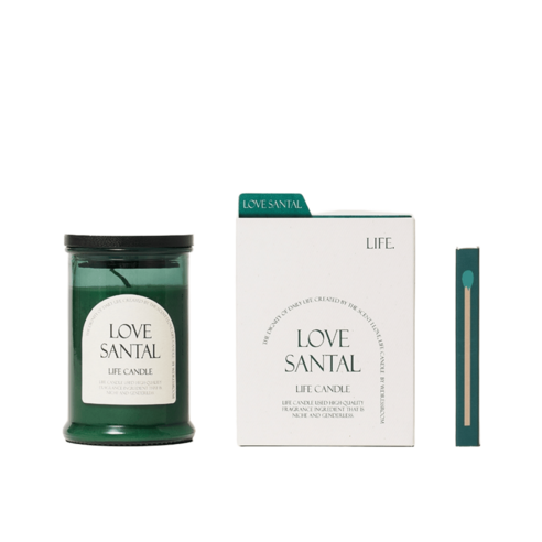 (W.DRESSROOM) Life Candle [Love Santal] 100g