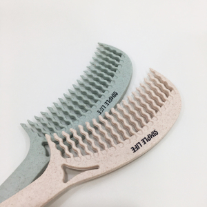 Wheat-Straw Plastic Hotel Hair Comb Personalized Disposable Plastic Hotel Comb Wholesale Hotel Distributes Hair Comb