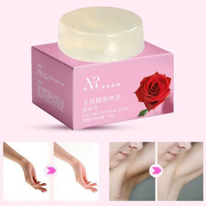 Whitening Type Enzyme Crystal Soap Vagina Areola Pink Remove Melanin Soap