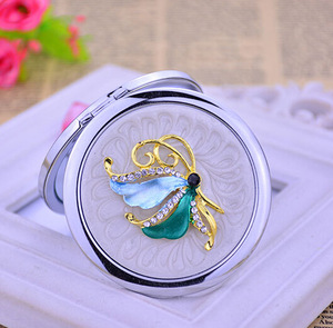 wholesale cosmetic mirror venetian compact mirror engraved pocket mirror