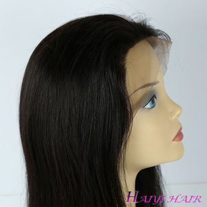 Wholesale Cuticle Aligned Unprocessed Brazilian Baby Hair Virgin Human Hair Full Lace Wig