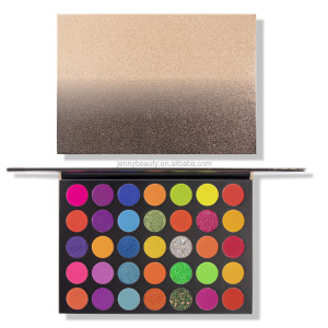 Wholesale New High Pigment Eye Shadow Palette Cosmetics Private Label 35 Color Eyeshadow Palette