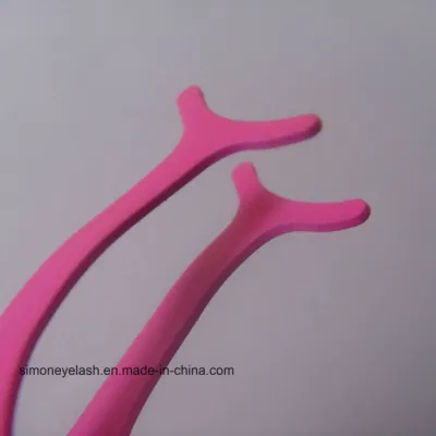 Wholesale Newest High Quality Pink Lash Applicator Tweezers with Private Label