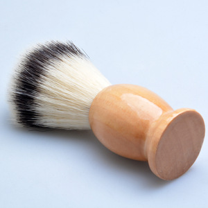 Wholesale professional barber shop shaving tools synthetic hair shaving brush with wood handle