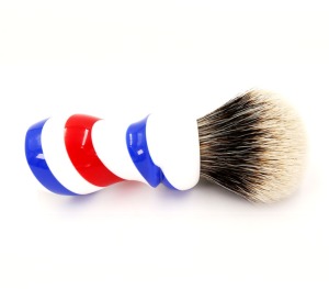 Yaqi New Barber Pole Style 24mm Two Band Badger Knot Shaving Brush