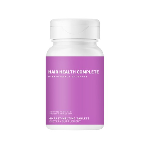 Hair Nutrition Fast Melting Tablets Bulk Wholesale Dissolvable Vitamin ODM Custom Packaging