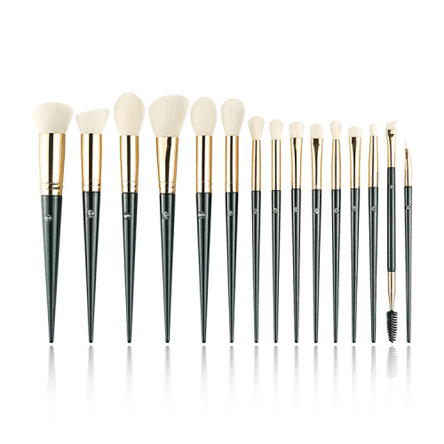 Custom Red Black High-End Natural Goat Pony Hair Makeup Brushes Professional Private Label Luxury Makeup Brush Set