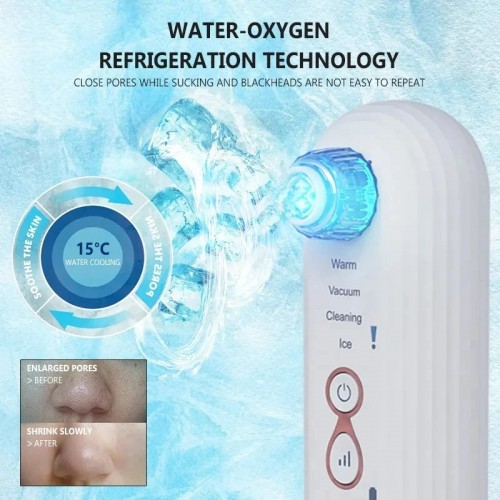 Water Cycling Vacuum Blackhead Remover Vacuum Suction Exfoliators Skin Cleansing Machine Home Use