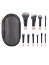 Private Label Makeup Brush Kit with Portable Case – Foundation, Powder, Eyeshadow Brushes Set, Custom Beauty Tools Supplier