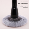 Wholesale Custom Logo 14 Pcs Makeup Brush Set Soft Synthetic Hair Cosmetic Brushes with Clear Window Travel Bag