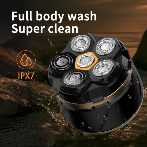 FANKE New Arrival Grooming Kit Electric Razor Bald Men Beard Trimmer Shaving Machine Rotary Waterproof Electric Hair Shaver