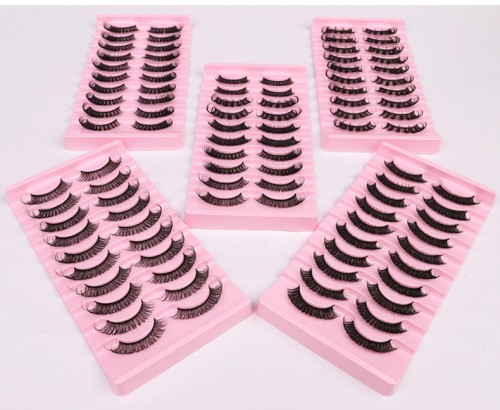 10 Pairs DIY False Eyelashes Eyelash Extensions