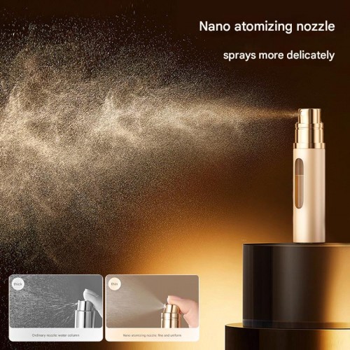 10ml portable perfume bottle for travel and office use with self-filling at the bottom, high-end