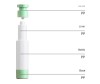50ML Replaceable Inner Liner Rotating Emulsion Vacuum Bottle Airless Dispenser