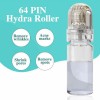 64 pins needle hydra derma roller 0.25mm 0.5mm 1.0mm 1.5mm