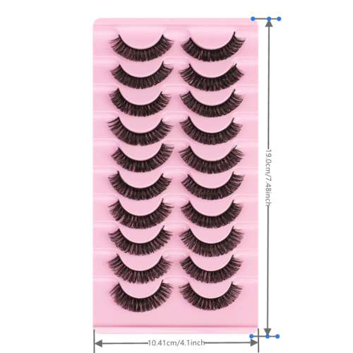 10 Pairs DIY False Eyelashes Eyelash Extensions