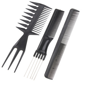 10pcs/Set Hair Brush Comb Salon Barber Anti-static Hair Combs