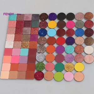 2018 hot private label single eyeshadow pan single pressed eyeshadow color makeup eyeshadow