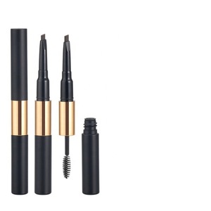 2018 Newest 2 in 1 eyebrow pencil with mascara cream for makeup