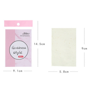 2019 New Arrivals Cosmetic Makeup Oil Blotting Paper Facial Tissue 80 pcs Facial Oil Absorbing Paper