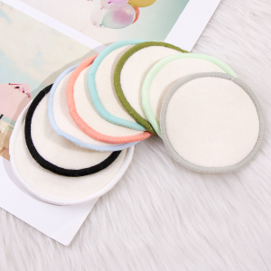 2020 Hot Selling Washable 100% Organic Bamboo Reusable Makeup Remover Pads with Certificate