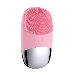 2020 Private Label Mini Waterproof Ultrasonic Face Cleaning Brush Electric Sonic Silicone Facial Cleansing Brush
