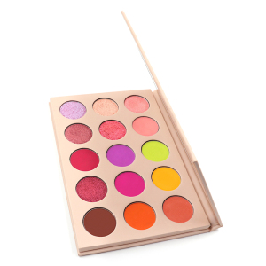 2021 cosmeticos 15 color eyeshadow palette with custom eyeshadow palette packaging