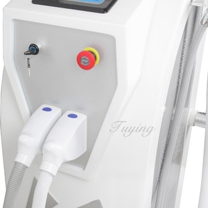 4in1 OPT E- light IPL RF(cooling+heat) YAG laser laser Hair Removal Multi Function Beauty Machine for Multi Treatments