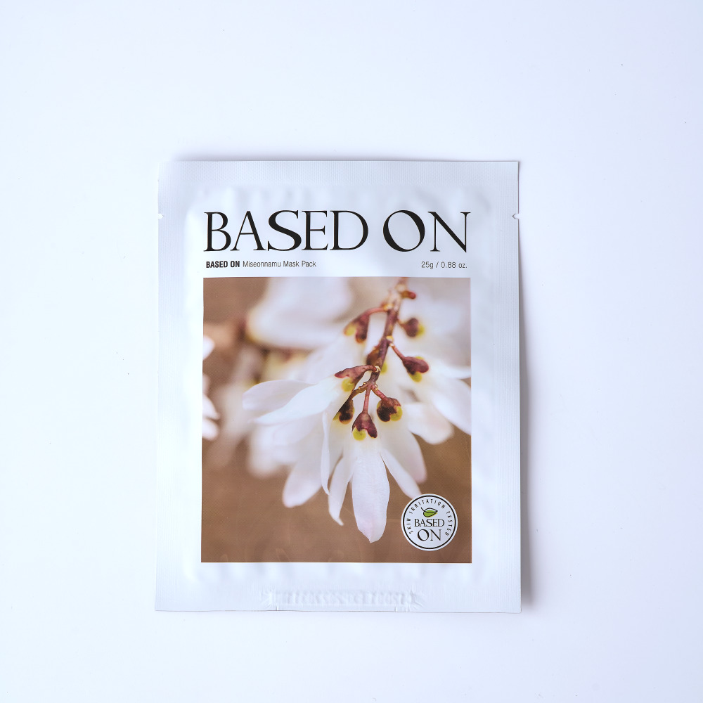 BASED ON  Miseonnamu Mask Pack  25g*10sheets_skin care, mask, mask sheet