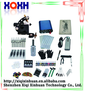 Best tattoo brand cheap tattoo machine set with 2 Tattoo Machines 20 Colors Ink Power Supply Kits