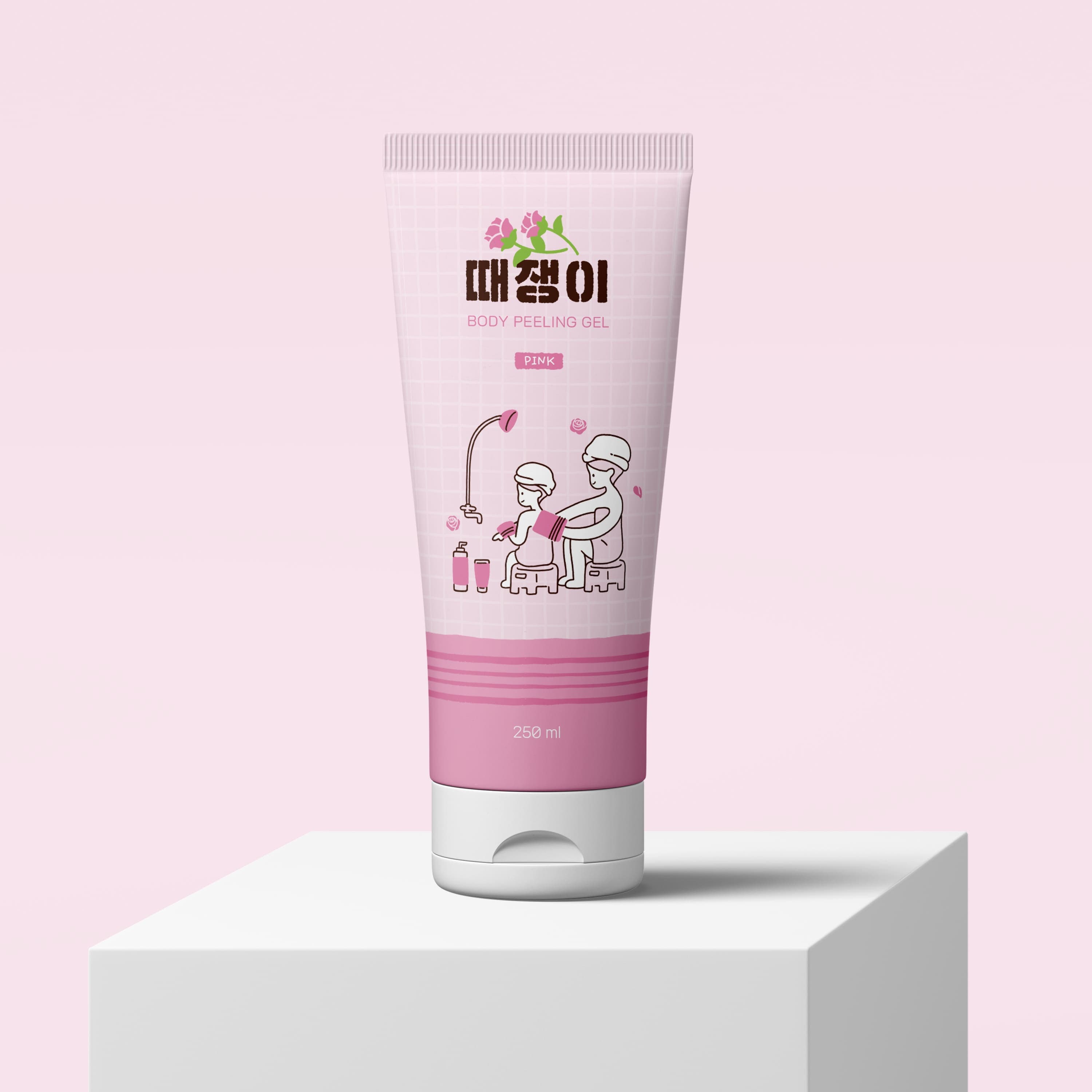 Body peeling gel Tae-Jaeng-Yi [Rose/Lavender scent]