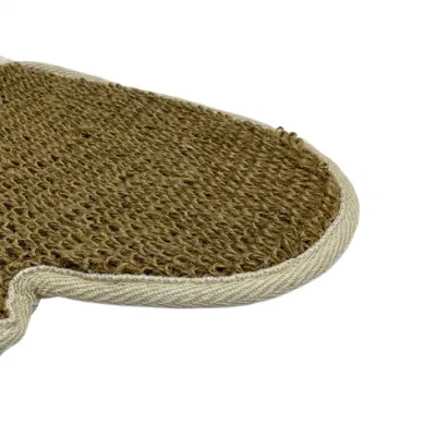 China Quality Natural Jute Hemp Glove for Dead Skin Removal