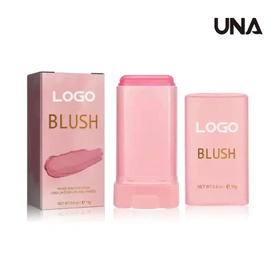 Custom Logo Multi Use Blusher Makeup 3 in 1 Vegan Red Pink Cheek Cream Private Label Waterproof Blush Stick