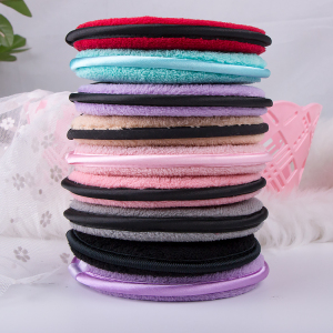 Customized Super Soft Reusable Makeup Remover Microfiber Face Pad