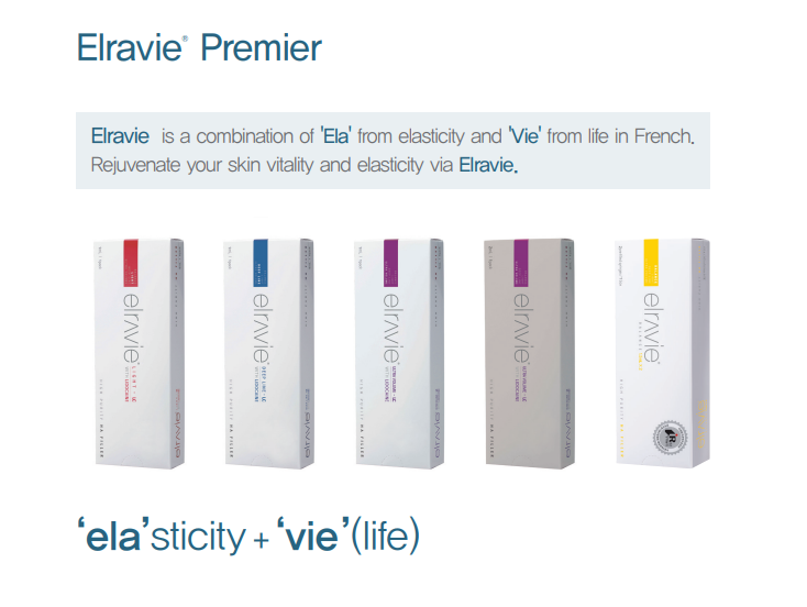 Elravie Premier Filler Hyaluronic Acid Filler HA Filler Dermal Filler made in Korea 