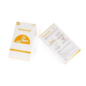 Fast Result CE Registered 6HP Peroxide Dry Teeth Whitening Gel Strips OEM